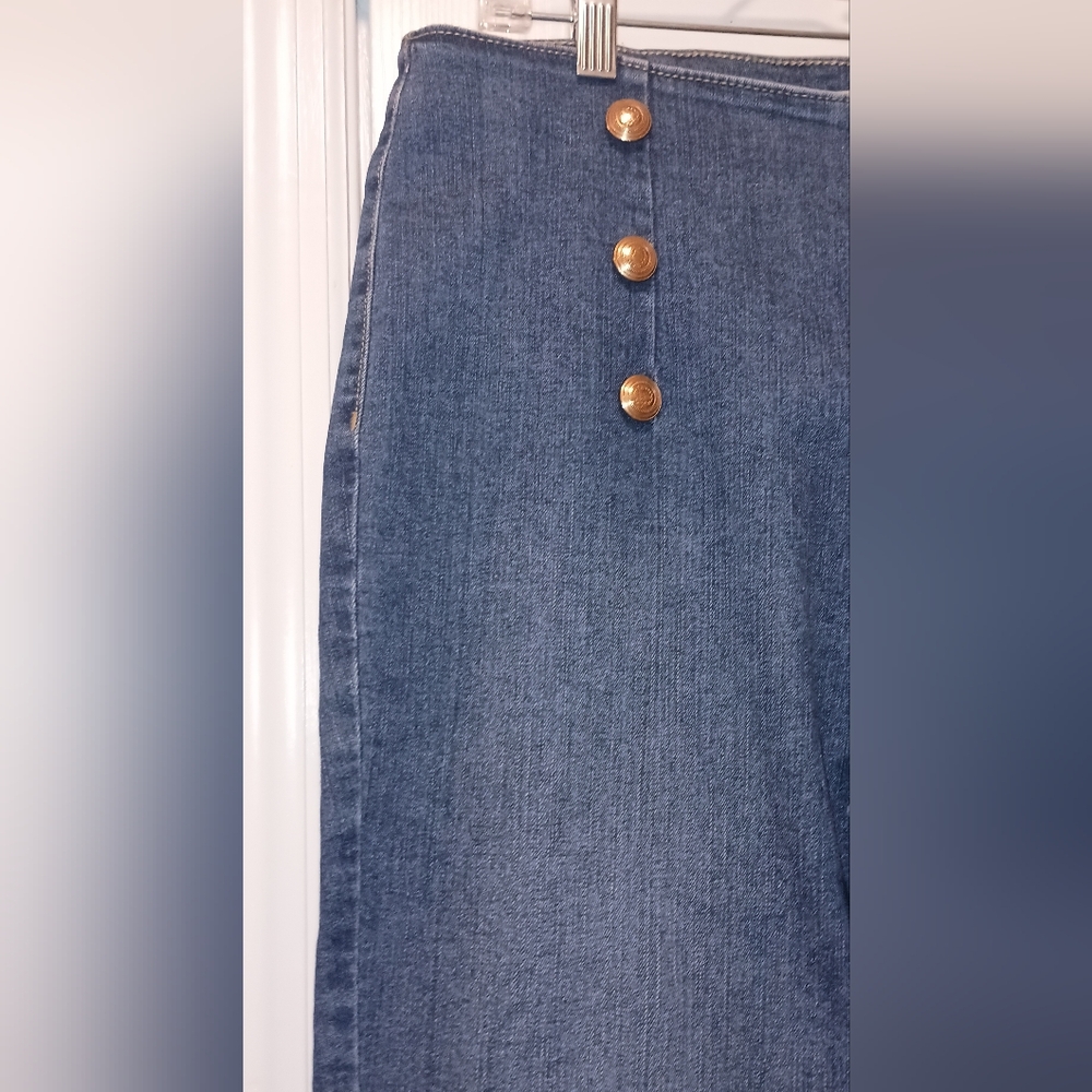 1946 Denim Brand Wide leg Women's Sailor jeans 14 - Picture 7 of 9